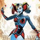 Harley snapping a selfie somewhere on Apokolips.